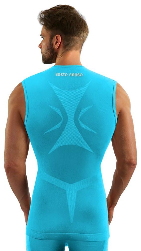 SESTO-SENSO MENS TANK TOP CL 38 - KOSZULKA TERMOAKTYWNA SZEROKIE RAMIĄCZKO