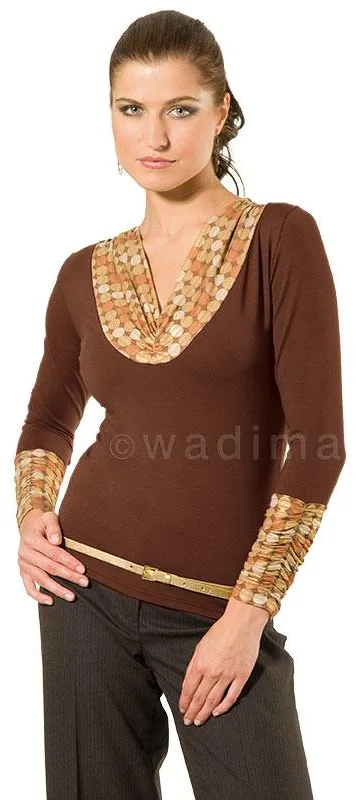WADIMA 103132 BLUZKA DAMSKA DŁUGI RĘKAW