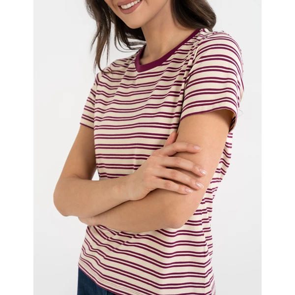 MORAJ T-SHIRT DAMSKI W PASKI BD1300-521