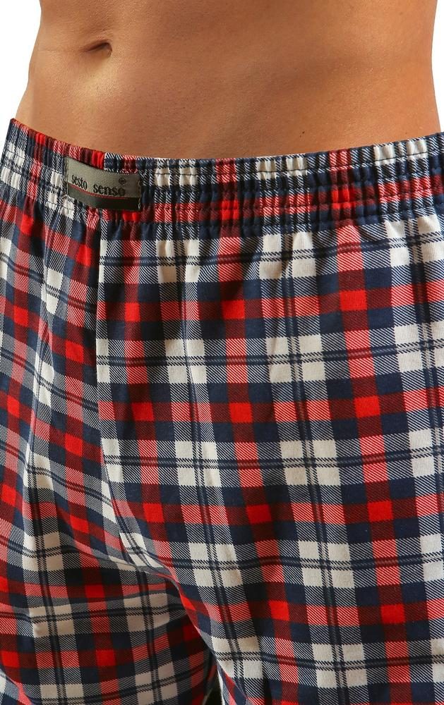 SESTO-SENSO PIŻAMA MĘSKA WALDI KRATKA