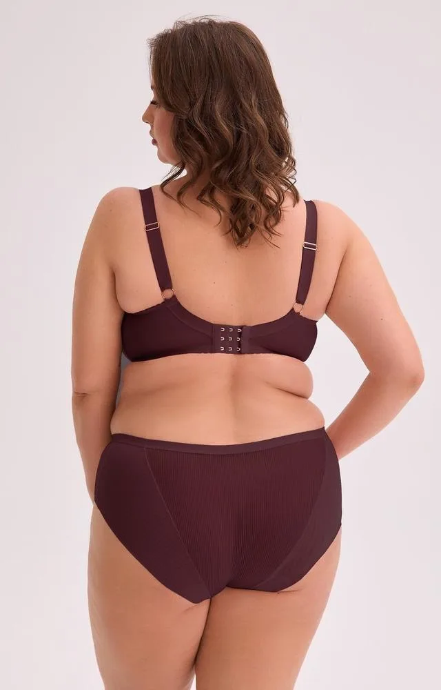 BIUSTONOSZ SEMI-SOFT SONIA MAXI ART. 1058 WINO GAIA AW/25