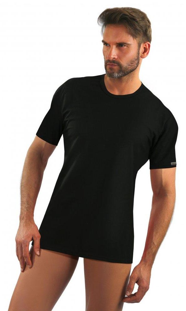 SESTO-SENSO COBRA KOSZULKA KLASYCZNY T-SHIRT MĘSKI BAWEŁNIANY