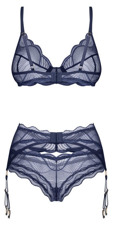 OBSESSIVE NIGHTLY BLUE KOMPLET 3-CZĘŚCIOWY