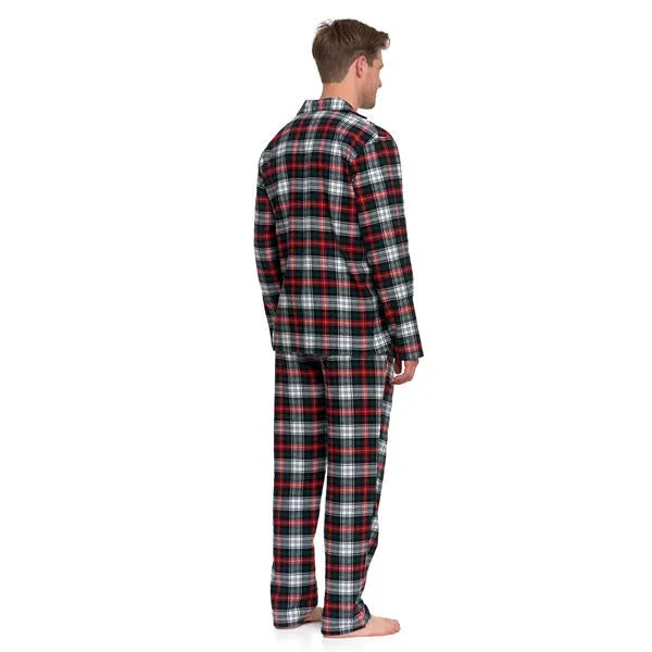 MORAJ PIŻAMA MĘSKA FLANELOWA  Z DŁUGIM RĘKAWEM PDM6700-002 AW25/26