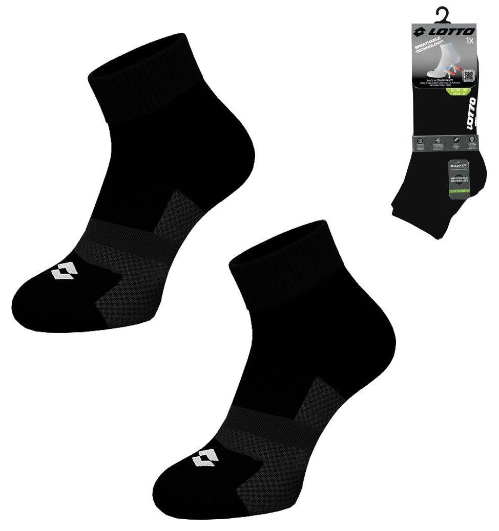 SKARPETY LOTTO FRESH CZARNY 1-PAK 445724, 520247, 520308