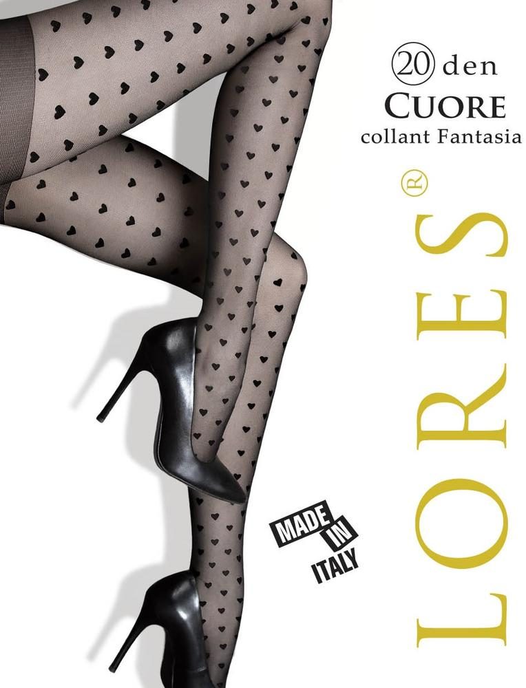 LORES RAJSTOPY DAMSKIE CUORE 20 DEN, WZORZYSTE