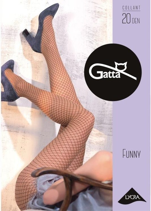 FUNNY - RAJSTOPY DAMSKIE LYCRA  MAT 20 DEN (WZORY 03, 04, 05) - 000.429