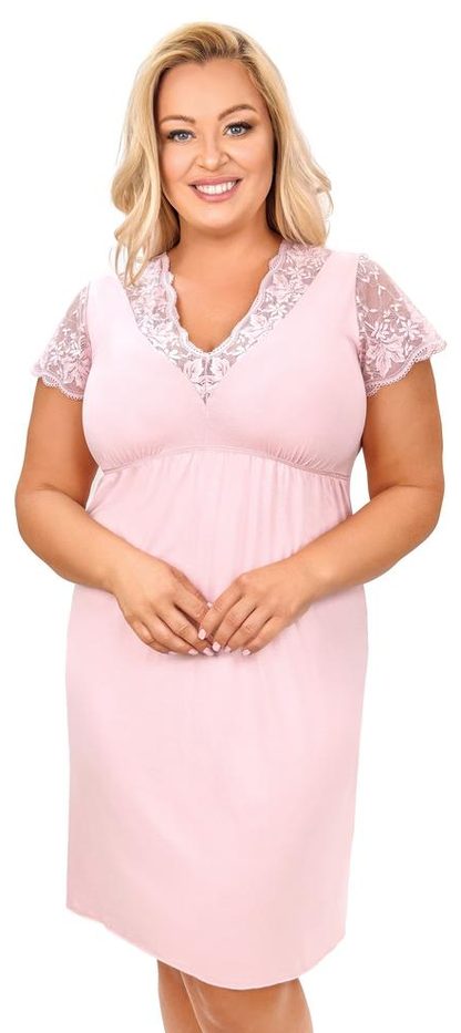DONNA KOSZULA NOCNA Z WISKOZY - SONIA PLUS SIZE