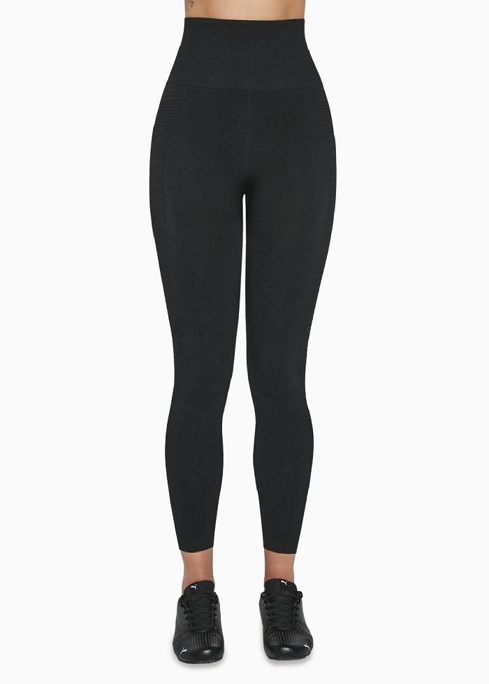 BAS BLEU LEGGINSY SPORTOWE SEAMLESS ZE SPECJALNĄ STRUKTURĄ MATERIAŁU WSPOMAGAJĄCĄ MIĘŚNIE CHALLENGE 200 DEN