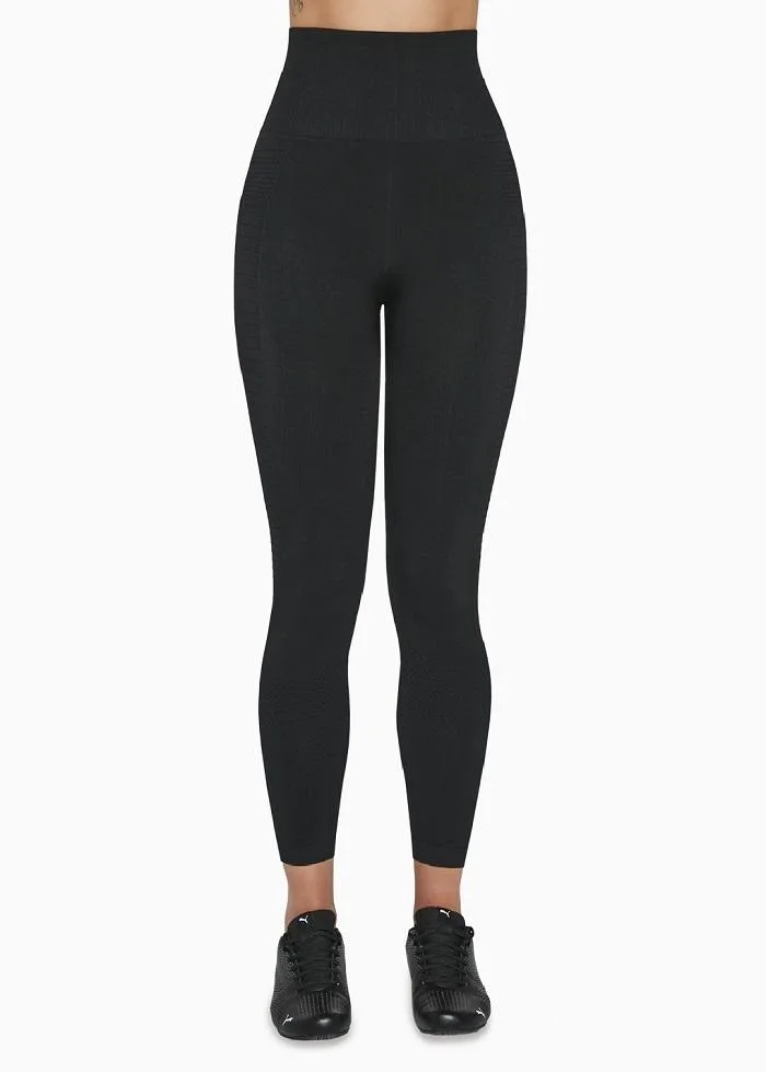 BAS BLEU LEGGINSY SPORTOWE SEAMLESS ZE SPECJALNĄ STRUKTURĄ MATERIAŁU WSPOMAGAJĄCĄ MIĘŚNIE CHALLENGE 200 DEN