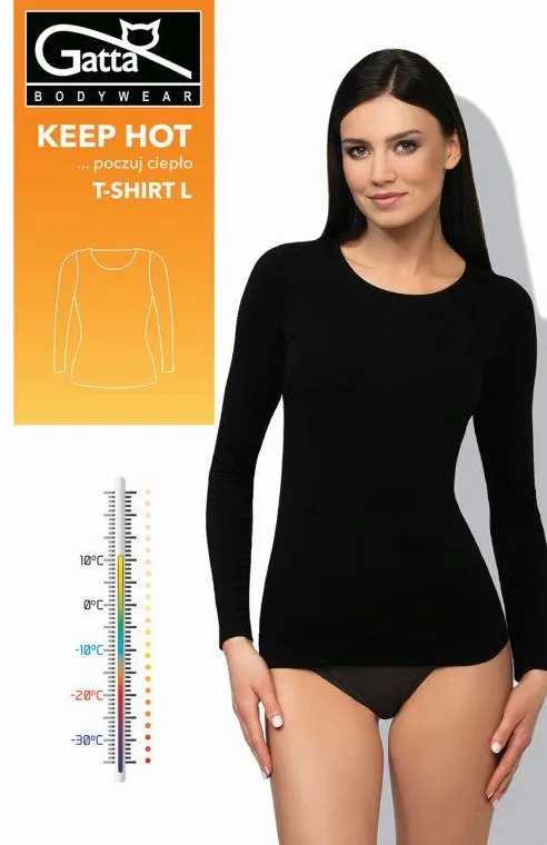 GATTA T-SHIRT L WOMEN KEEP HOT 004.2077S