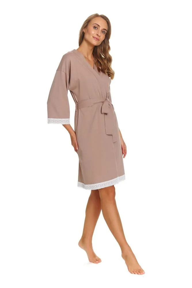 DOCTOR-NAP SZLAFROK DAMSKI SWW.7461 BEIGE WL26