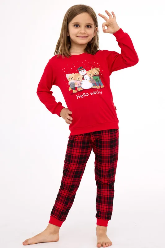 CORNETTE PIŻAMA GIRL KIDS DR 594/185 WINTER