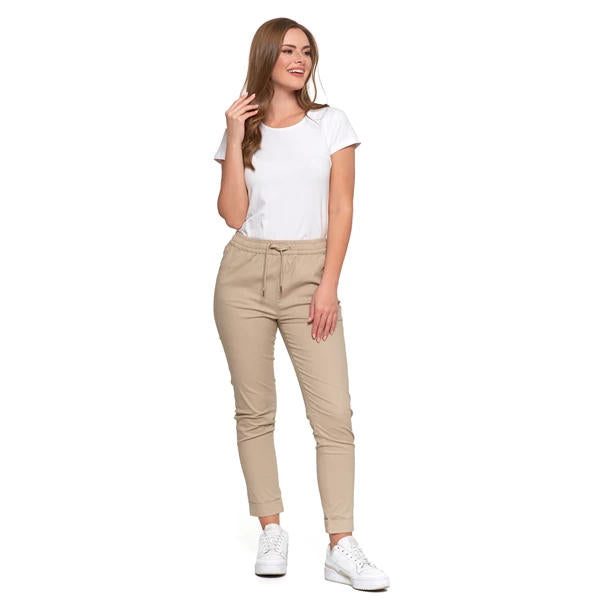 MORAJ SPODNIE DAMSKIE JOGGER W STYLU CASUAL Z BAWEŁNY OSD4500006