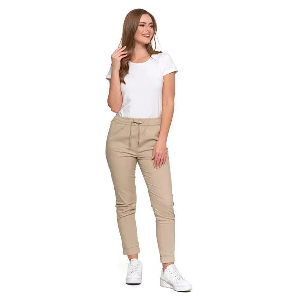 MORAJ SPODNIE DAMSKIE JOGGER W STYLU CASUAL Z BAWEŁNY OSD4500006