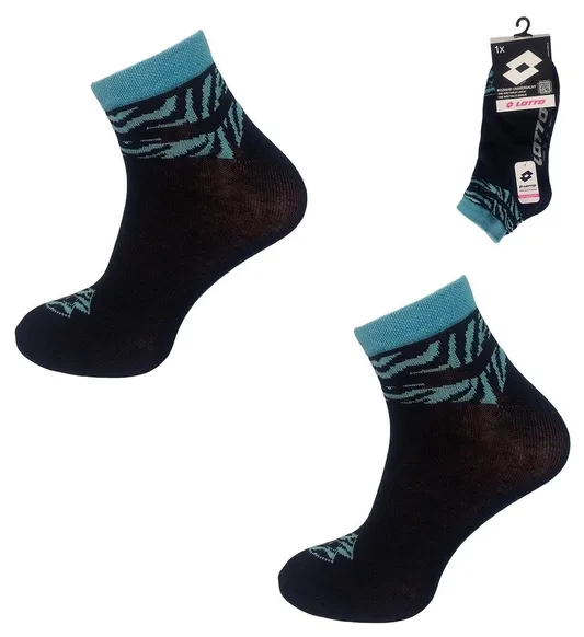 SKARPETA LOTTO QUAD_11ASSRT ONESIZE BLACK 5 1-PAK 491264
