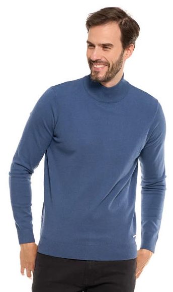MORAJ MĘSKI SWETER KLASYCZNY Z GOLFEM OMS4500-003