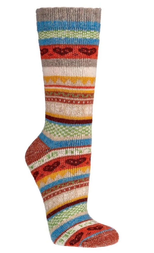 SKARPETKI WEŁNIANE SOCKS 4 FUN KOLOROWE CIEPŁE ART. W2199 ostatnie sztuki