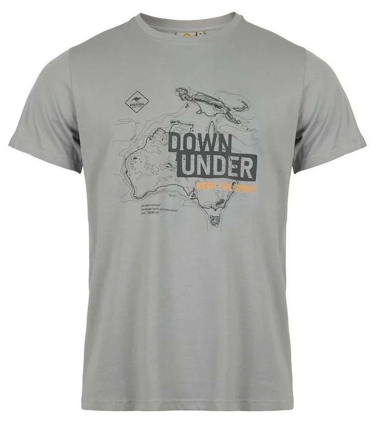 T-SHIRT MĘSKI ROADSIGN BRAND SZARY 21-035514, 21-035515, 21-035516, 21-035517, 21-035518