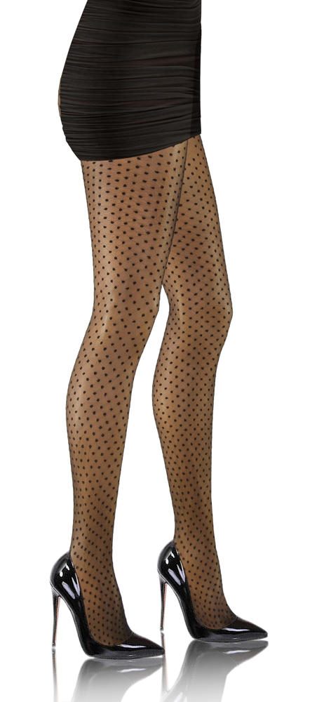 SESTO-SENSO RAJSTOPY W KROPKI FASHION F09 20 DEN