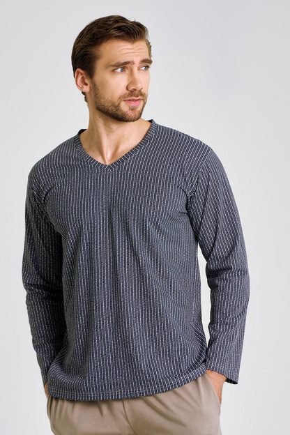 TARO 3481 PIŻAMA MĘSKA DŁUGA LUCA M-2X-KOLEKCJA AW 25/26