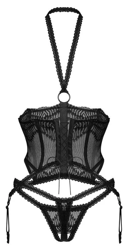 OBSESSIVE ALLIANE KOMPLET GORSET I STRINGI