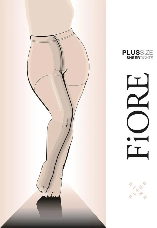 RAJSTOPY FIORE C5120 SHEER PLUS SIZE 5XL-7XL - 20D DEN