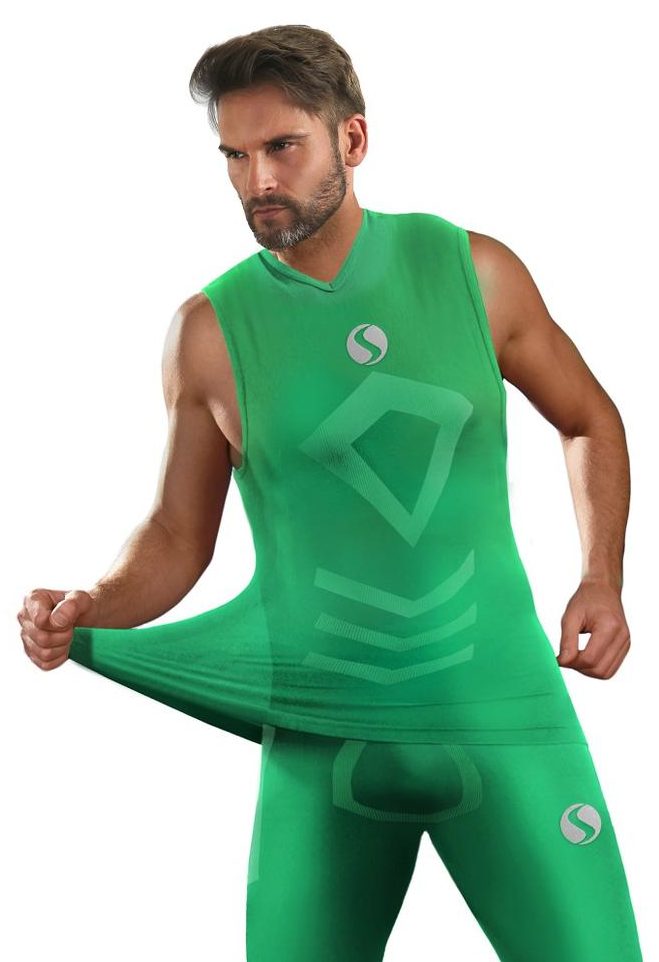 SESTO-SENSO MENS TANK TOP CL 38 - KOSZULKA TERMOAKTYWNA SZEROKIE RAMIĄCZKO