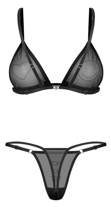 OBSESSIVE WET ME KOMPLET 2-CZĘŚCIOWY