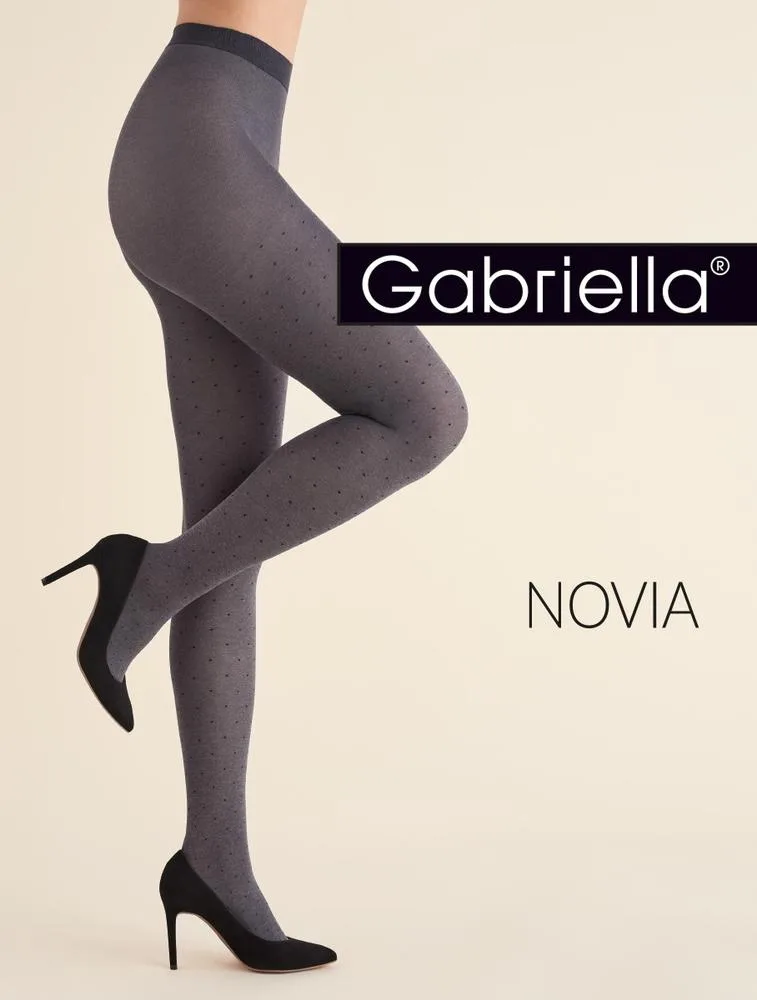 GABRIELLA NOVIA - RAJSTOPY WZORZYSTE Z MIKROFIBRY CODE 278 - AW2022