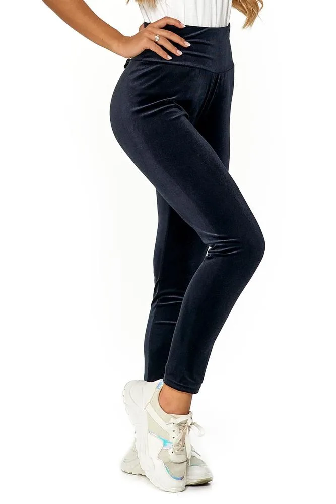 MORAJ LEGGINSY DAMSKIE WELUROWE RDL1400-034