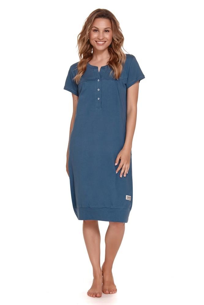 DOCTOR-NAP KOSZULA NOCNA DAMSKA TCB.4348 DEEP BLUE WL26