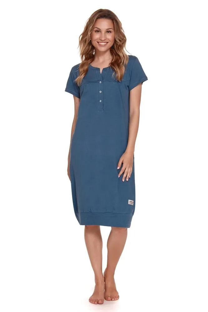DOCTOR-NAP KOSZULA NOCNA DAMSKA TCB.4348 DEEP BLUE WL26