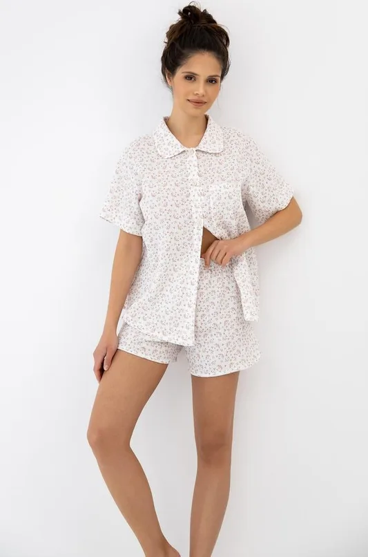 SENSIS PIŻAMA NAYLA KR/R S-XL ROZPINANA