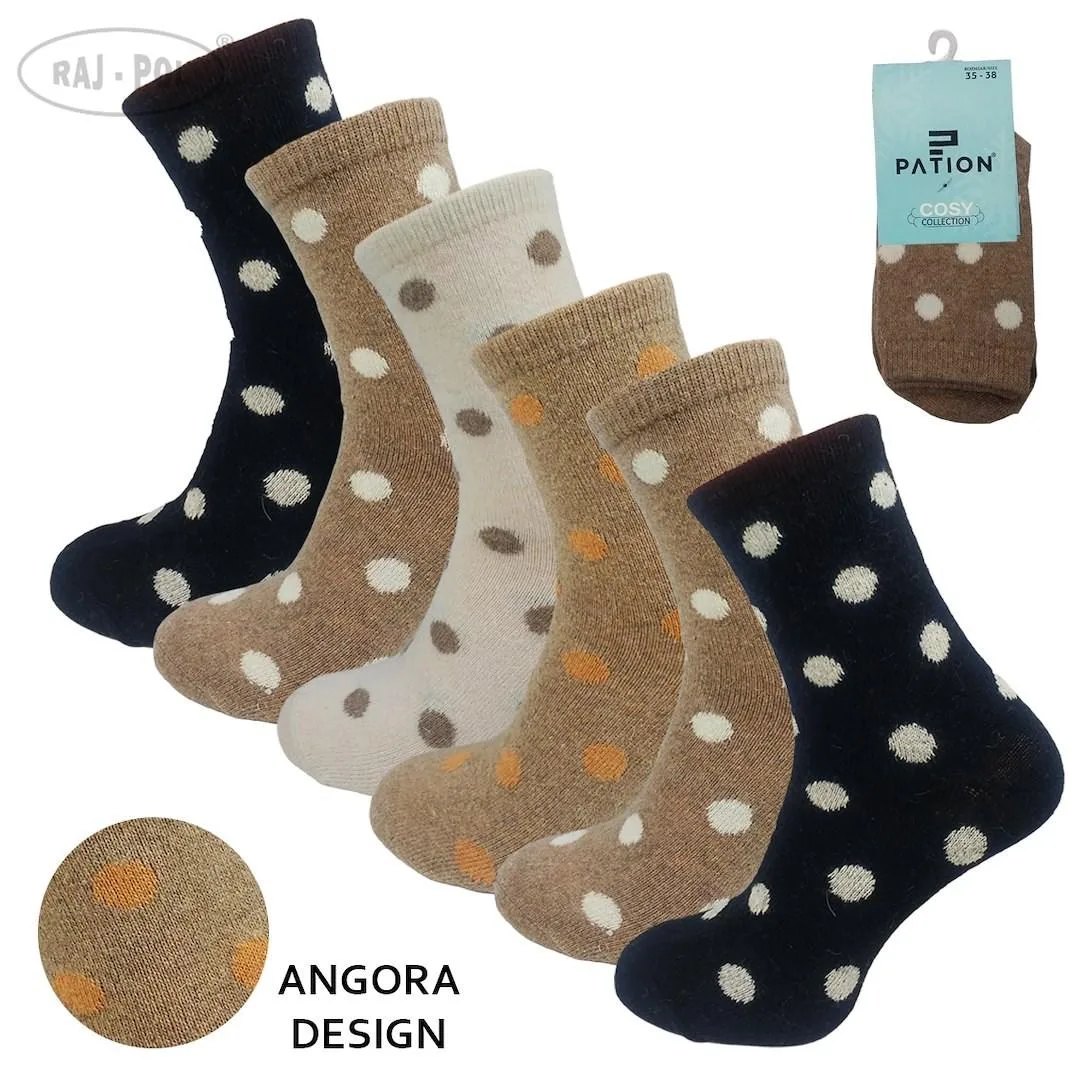 RAJ-POL SKARPETA DAMSKA ANGORA DESIGN W25-20 757121, 757138