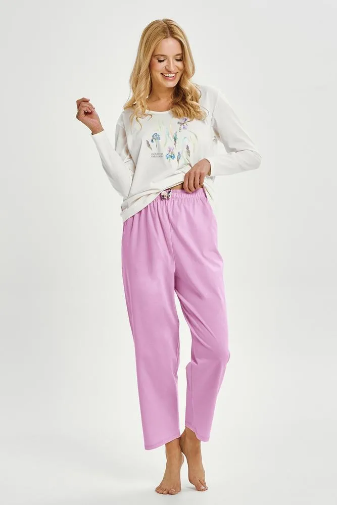 TARO 3459 PIŻAMA DAMSKA DŁUGA MONICA S-XL KOLEKCJA AW25/26