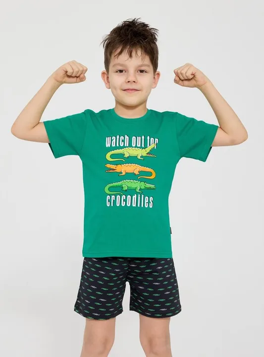 CORNETTE PIŻAMA BOY KIDS 789/125 CROCCODILES