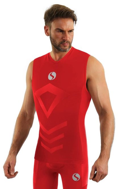 SESTO-SENSO MENS TANK TOP CL 38 - KOSZULKA TERMOAKTYWNA SZEROKIE RAMIĄCZKO