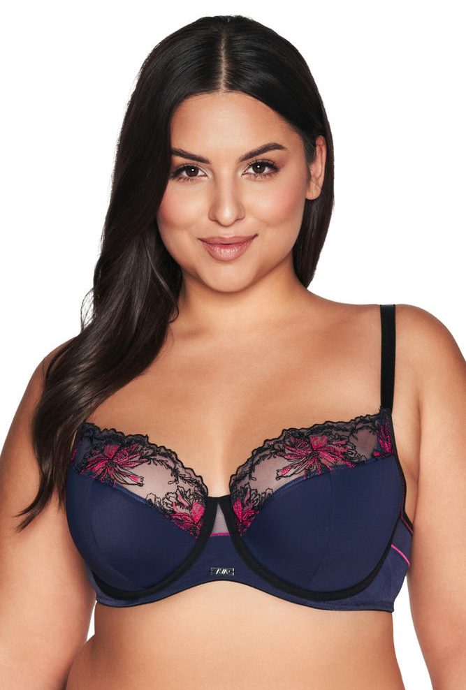 AVA BIUSTONOSZ AV 2119 NAVY BLUE MAXI