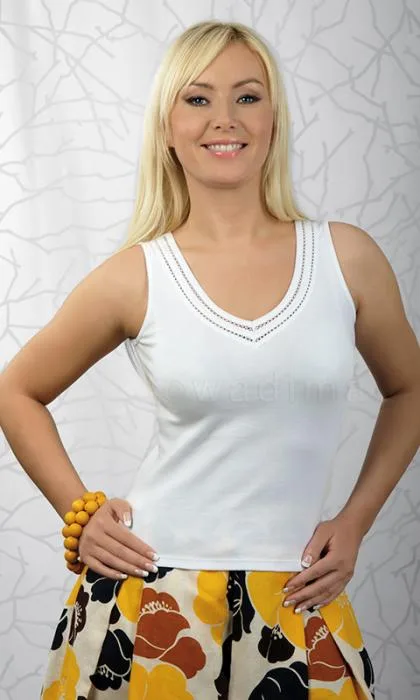 WADIMA 103203 BLUZKA DAMSKA SZEROKIE RAMIĄCZKO