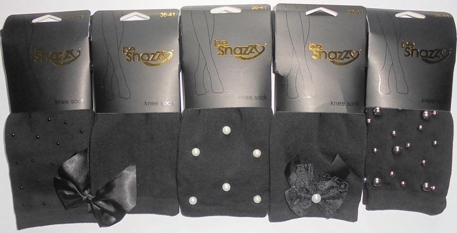 BE SNAZZY SK-37 ZAKOLANÓWKI Z OZDOBAMI - ostatnie sztuki
