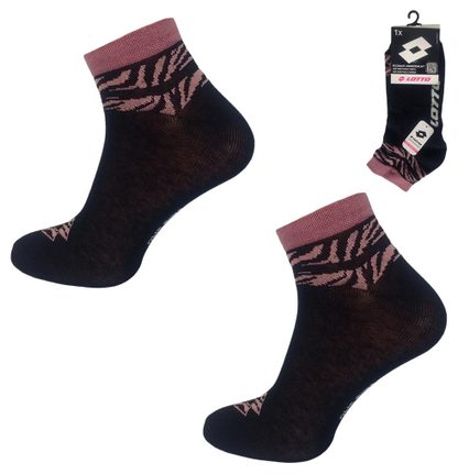 RAJ-POL SKARPETA LOTTO QUAD_11ASSRT ONESIZE BLACK 3 1-PAK 480190