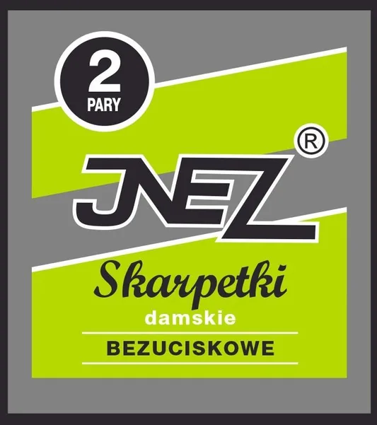 INEZ SKARPETKI DAMSKIE ELASTIL 20 DEN 2 PARY WOREK