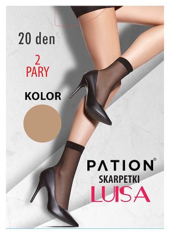 SKARPETKI LUISA PATION 20 DEN 2-PAK LUISA BEŻ 731770
