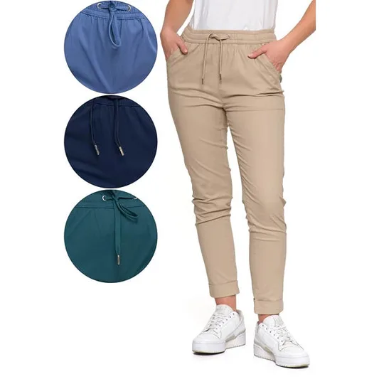 MORAJ SPODNIE DAMSKIE JOGGER W STYLU CASUAL Z BAWEŁNY OSD4500006
