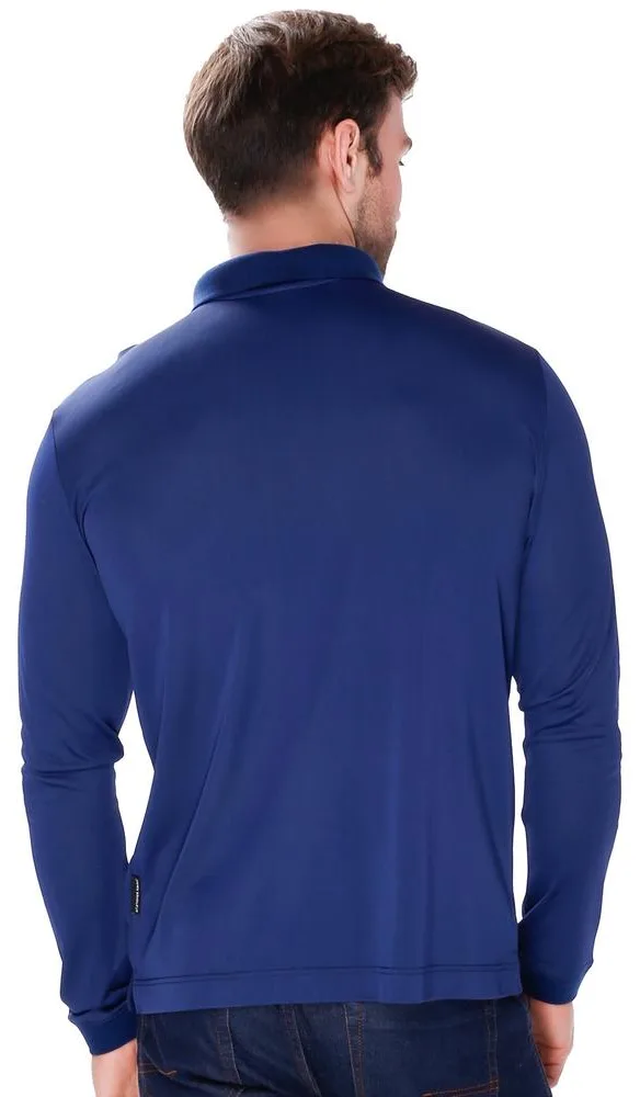 MEWA KOSZULKA MĘSKA POLO ZIP LONG 6423 JAMES BRADLEY