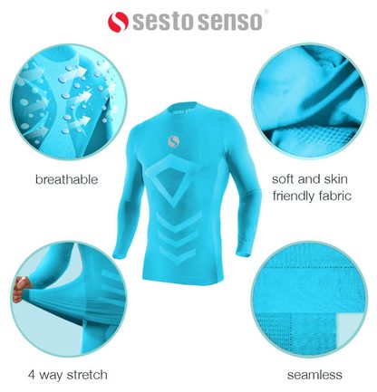 SESTO-SENSO MENS TOP LONG CL 40 - KOSZULKA TERMOAKTYWNA DŁUGI RĘKAW