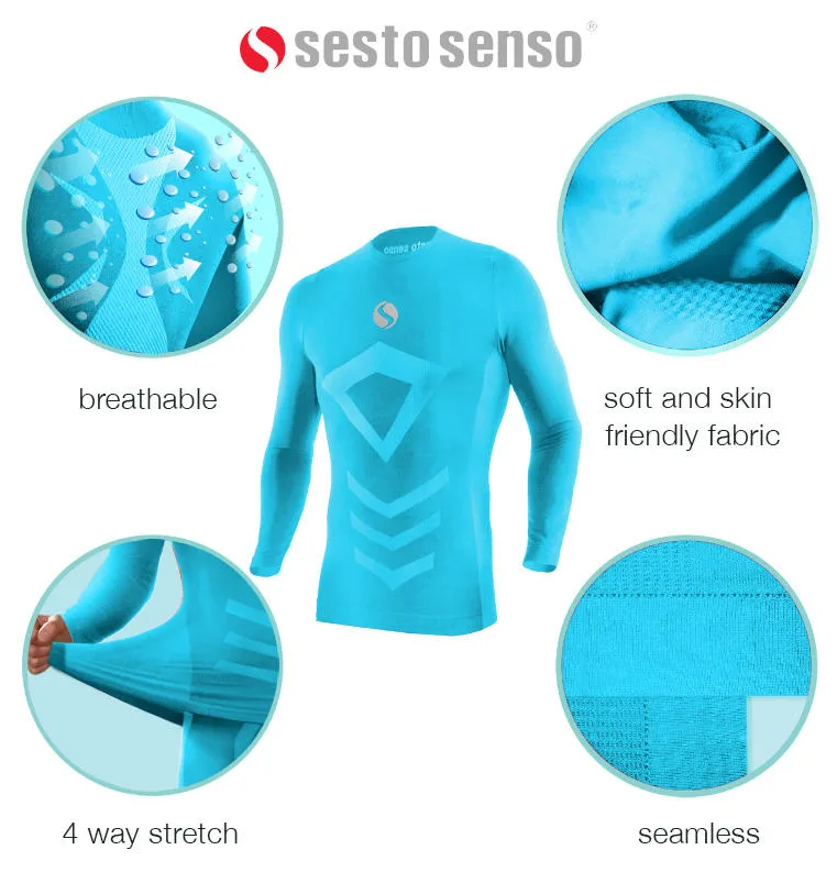 SESTO-SENSO MENS TOP LONG CL 40 - KOSZULKA TERMOAKTYWNA DŁUGI RĘKAW