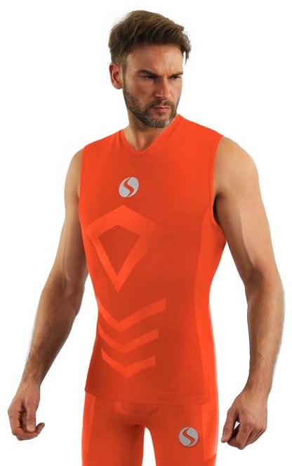 SESTO-SENSO MENS TANK TOP CL 38 - KOSZULKA TERMOAKTYWNA SZEROKIE RAMIĄCZKO