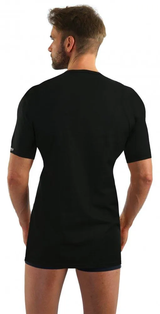 SESTO-SENSO COBRA KOSZULKA KLASYCZNY T-SHIRT MĘSKI BAWEŁNIANY